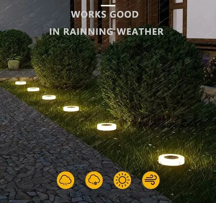 Estacas Solares LED para Jardín 14 Leds - Pack x4