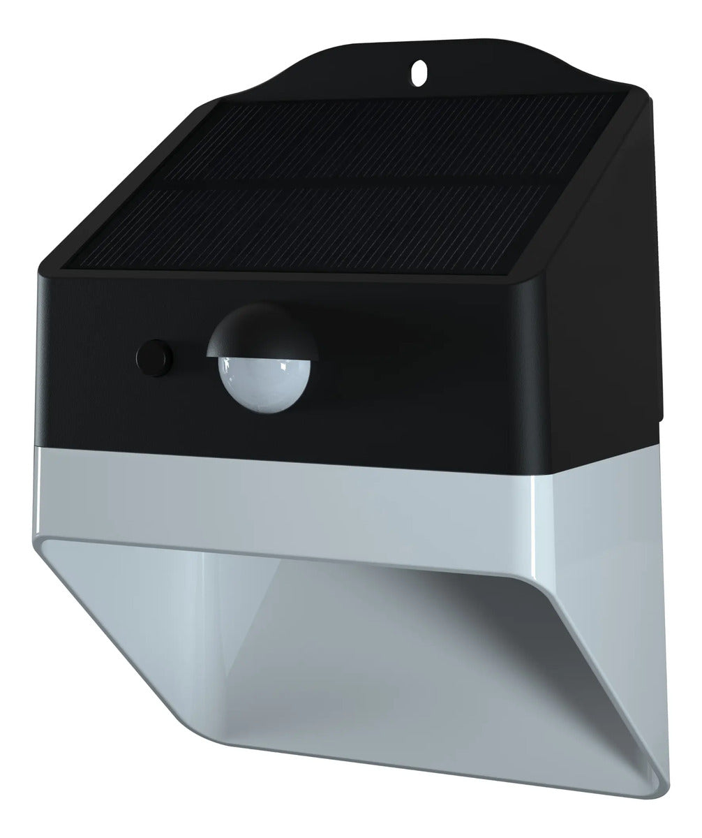 Aplique Solar LED Exterior con Sensor de Movimiento Luz Cálida