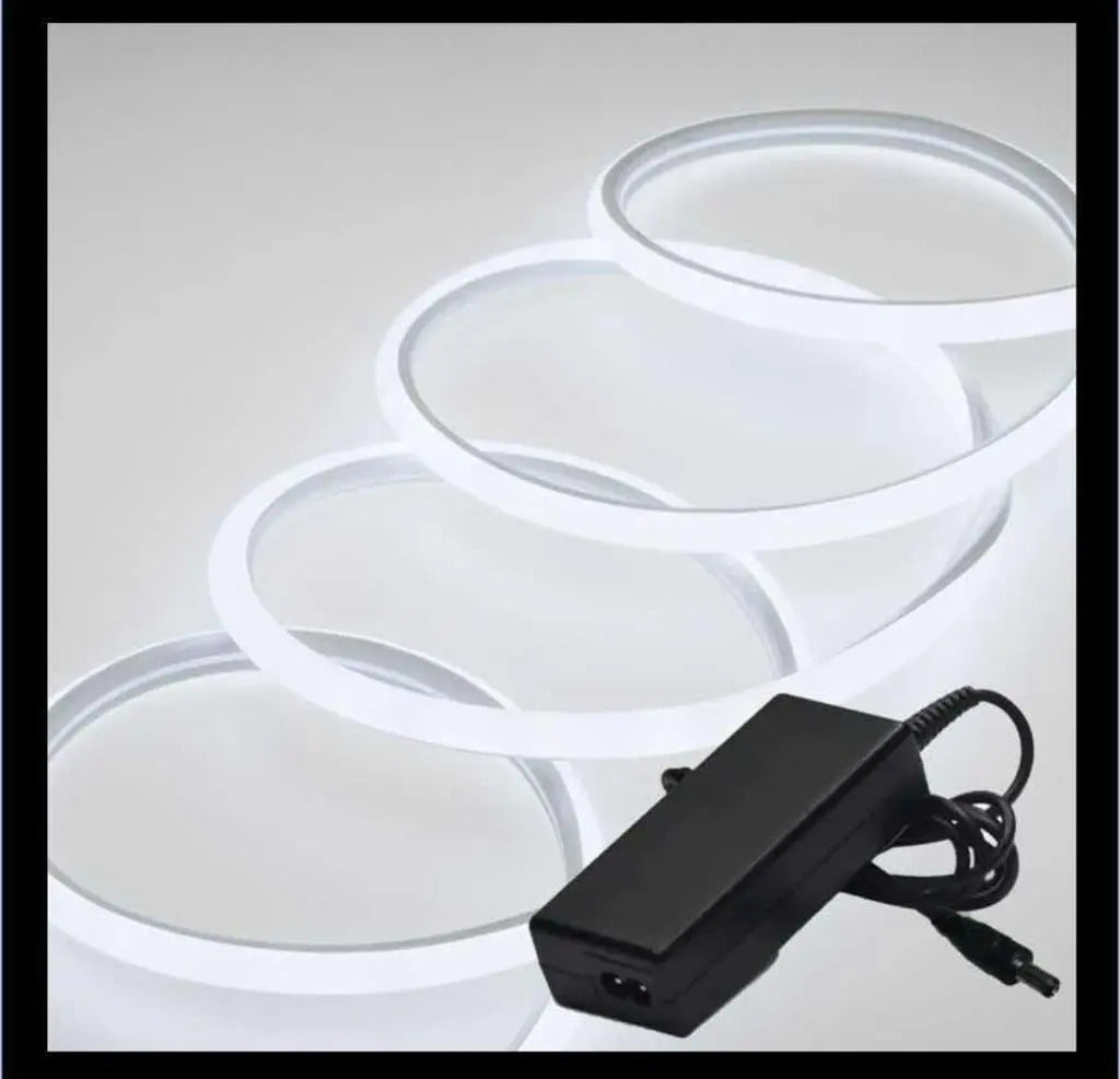 Kit Manguera Neón LED 5 m IP65 con Fuente y Ficha 12V