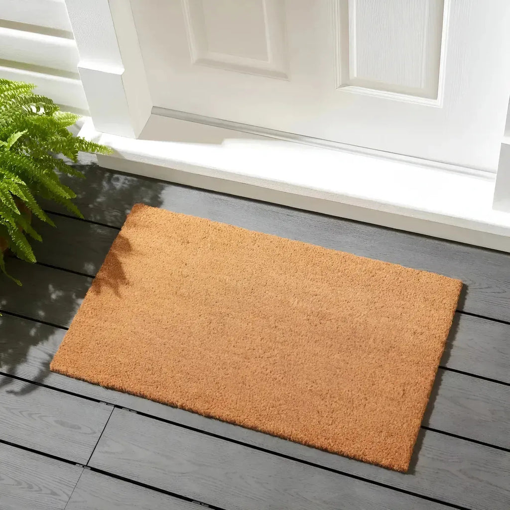 Felpudo de Coco Natural 60x40 cm Antideslizante