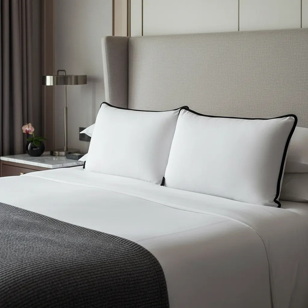 Almohadas Hoteleras Símil Bamboo 50x70 cm — Pack x2