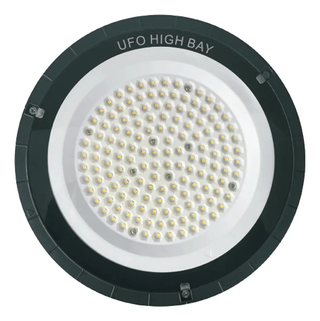 Lámpara LED Galponera Industrial UFO 100W Luz Fría 6500K