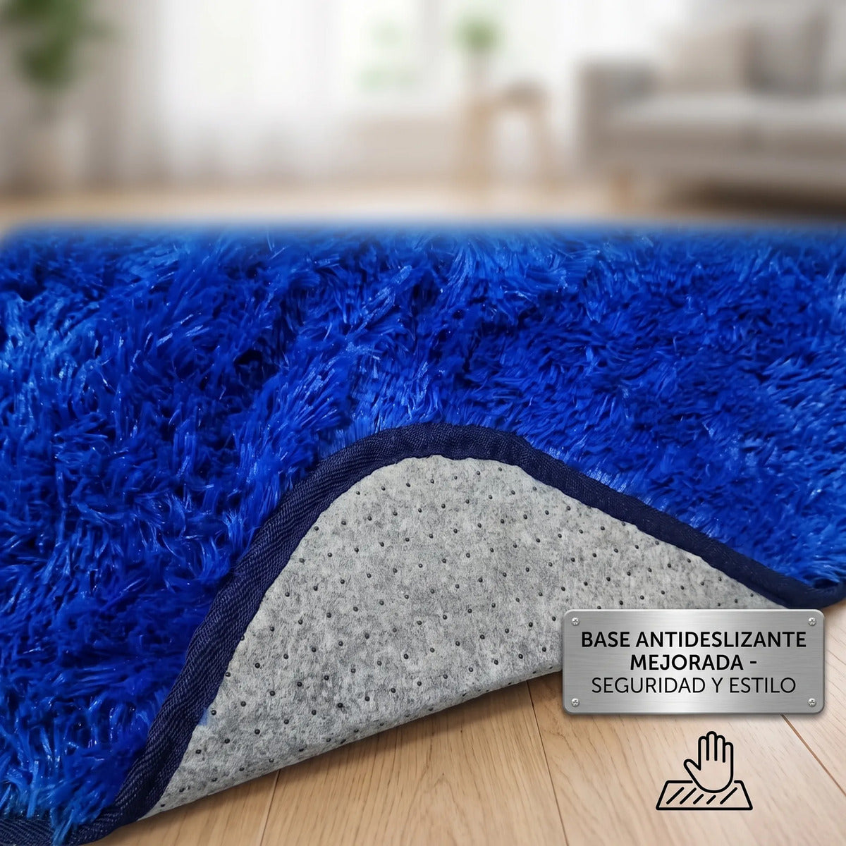 Alfombra Nórdica Furry 1,00 x 1,30 m Pelo Largo