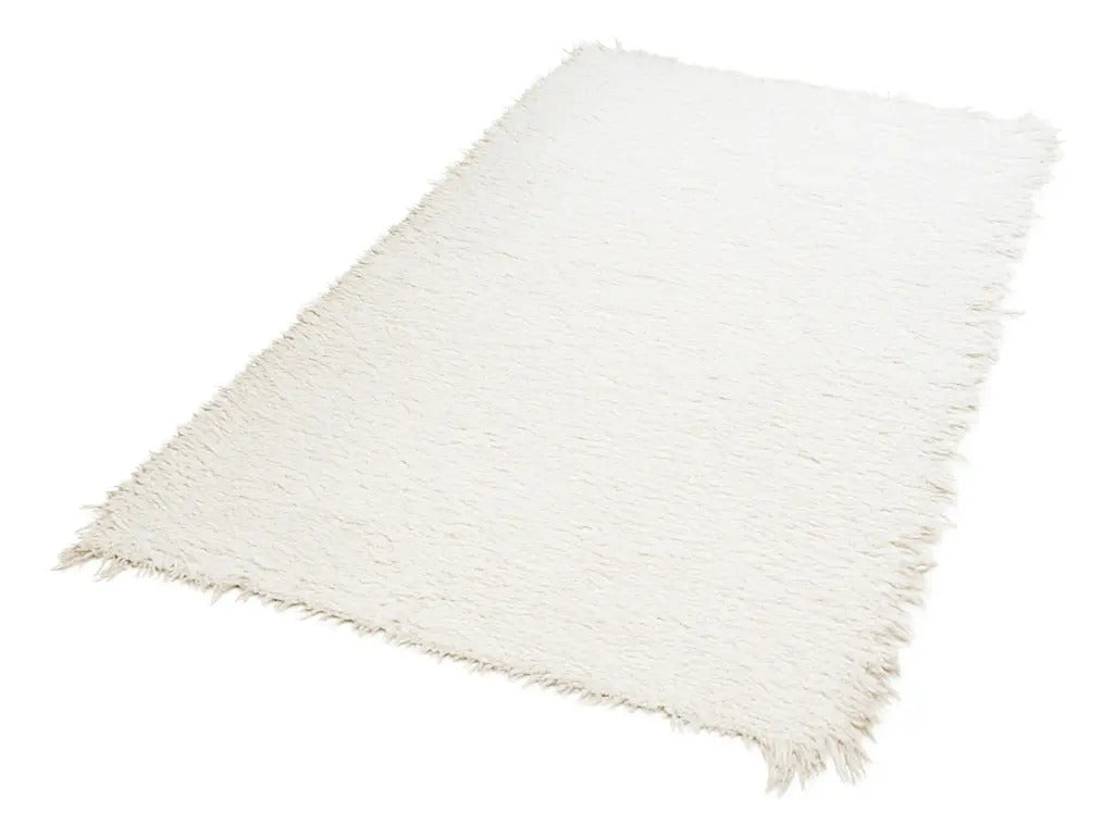 Alfombra de Algodón Tejida en Telar 110x60 cm
