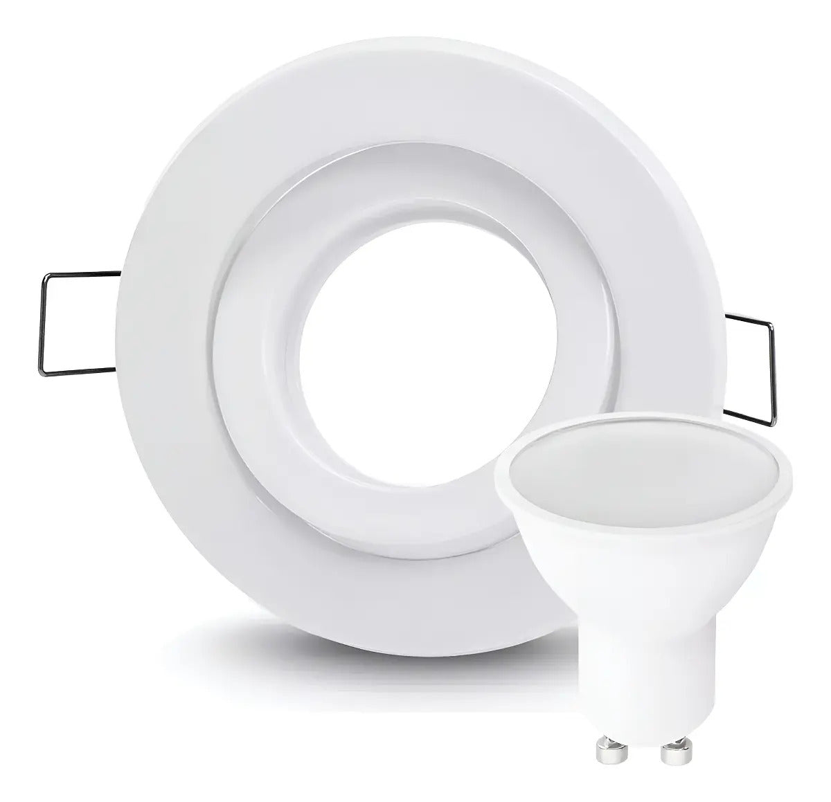 Pack x10 Spots LED de Embutir Circulares con Dicroicas 7W