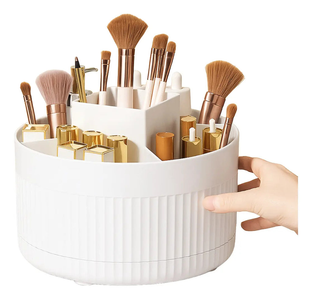 Organizador de Maquillaje Giratorio 5 Compartimientos