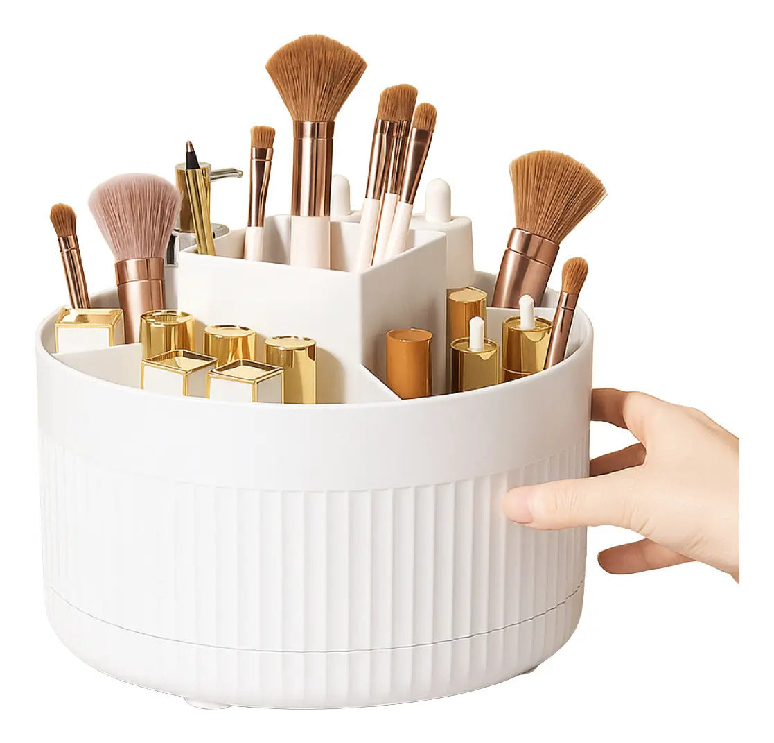 Organizador de Maquillaje Giratorio 5 Compartimientos