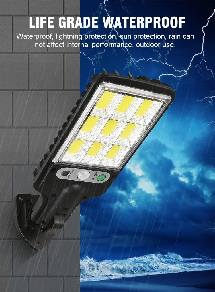 Pack x4 Reflectores Solares LED con Sensor de Movimiento IP65