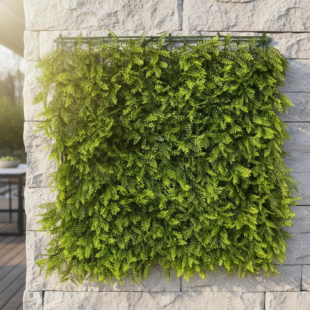 Panel de Jardín Vertical Artificial 50x50 cm Muro Verde
