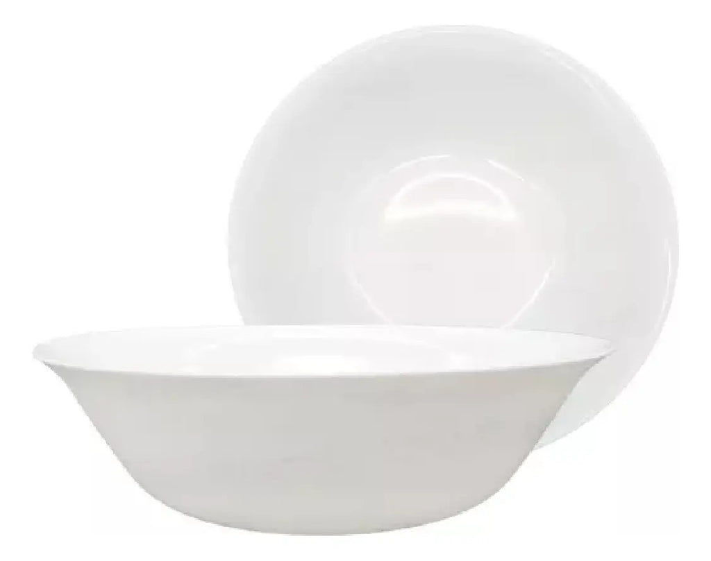 Juego de Vajilla Carol 16 Piezas Vidrio Opal Blanco