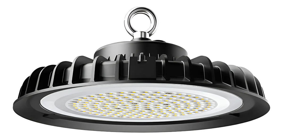 Lámpara LED Galponera Industrial UFO 100W Luz Fría 6500K