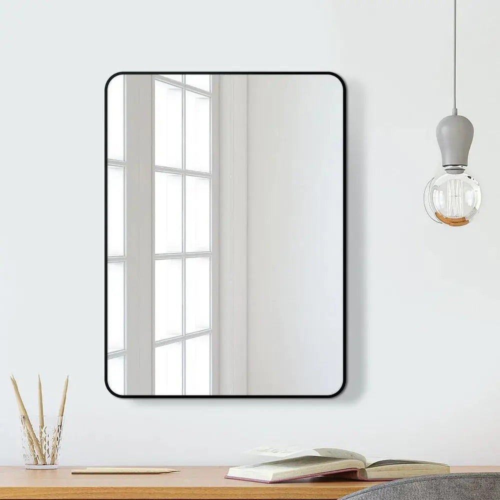 Espejo Rectangular 60x40 cm con Marco Deco para Baño