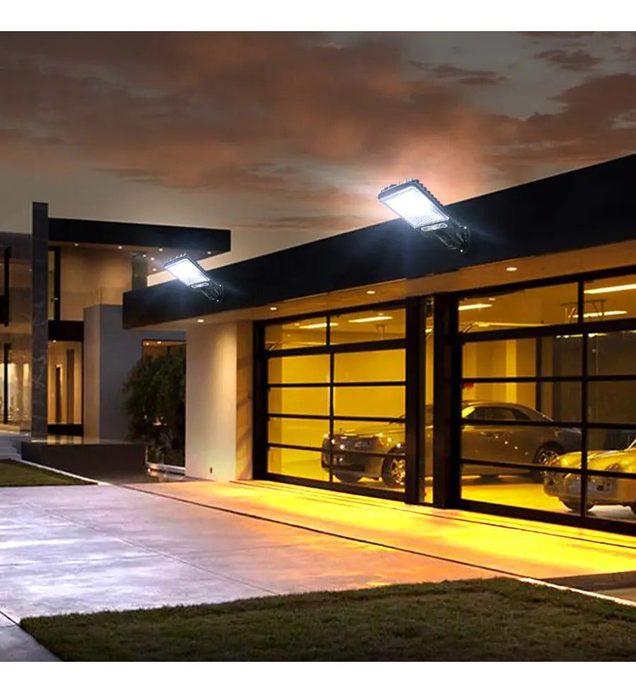 Pack x4 Reflectores Solares LED con Sensor de Movimiento IP65