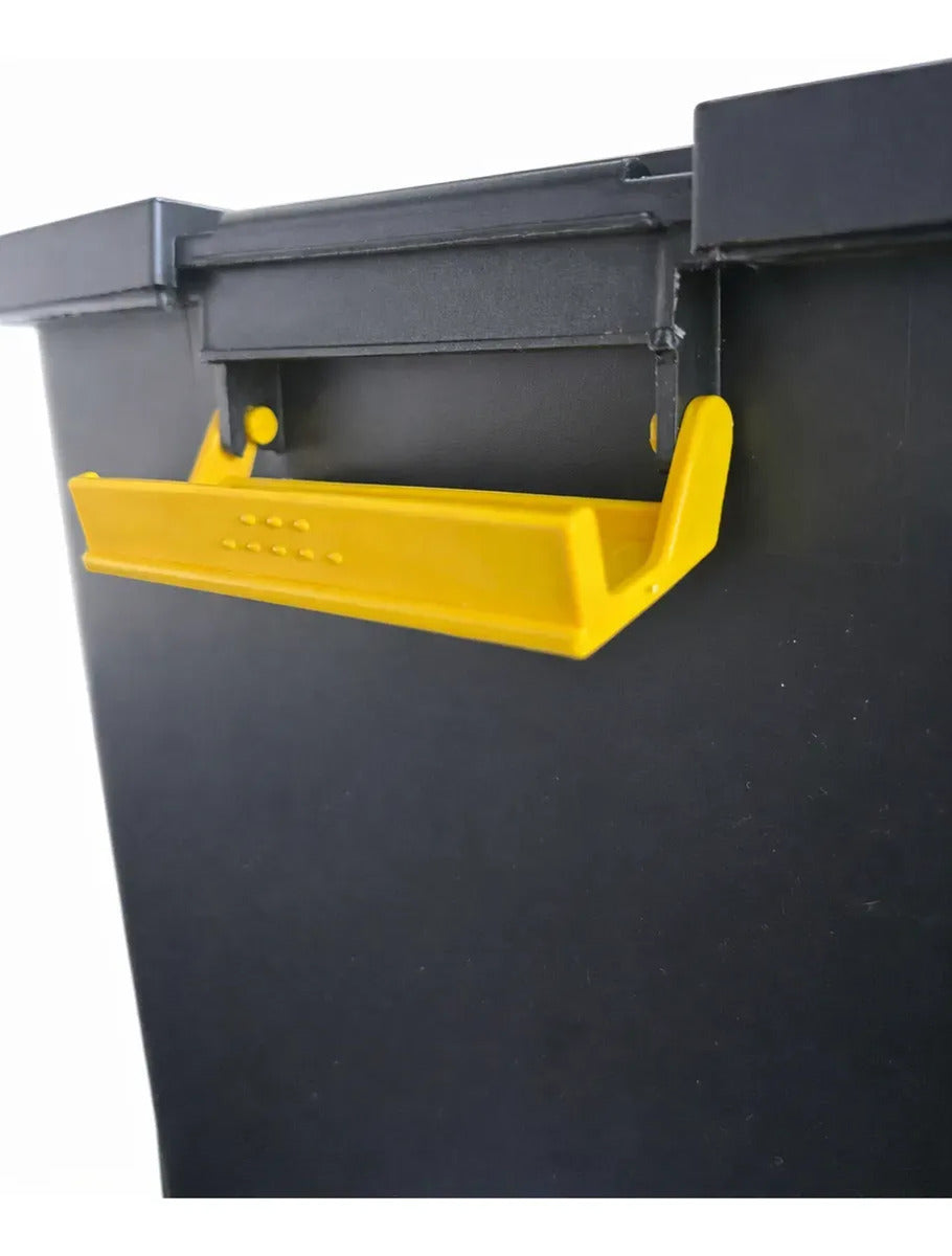 Cajas Organizadoras 60 L con Ruedas y Trabas — Pack x2