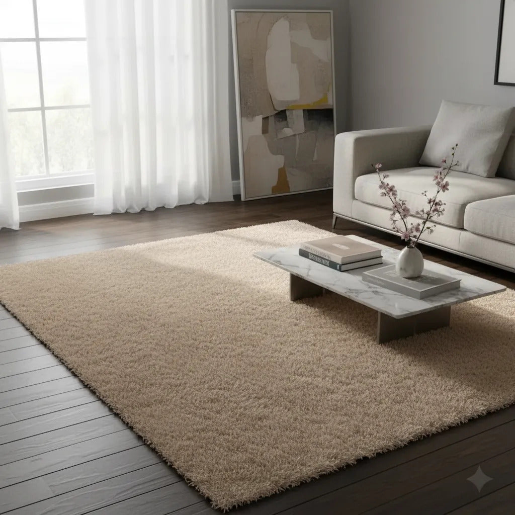 Alfombra Nórdica Furry 1,00 x 1,30 m Pelo Largo