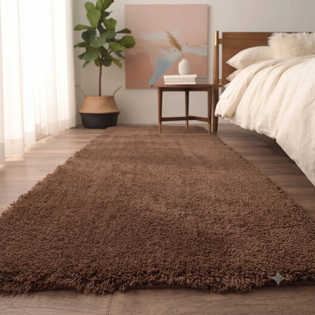 Alfombra Nórdica Furry 150x50 cm Base Antideslizante