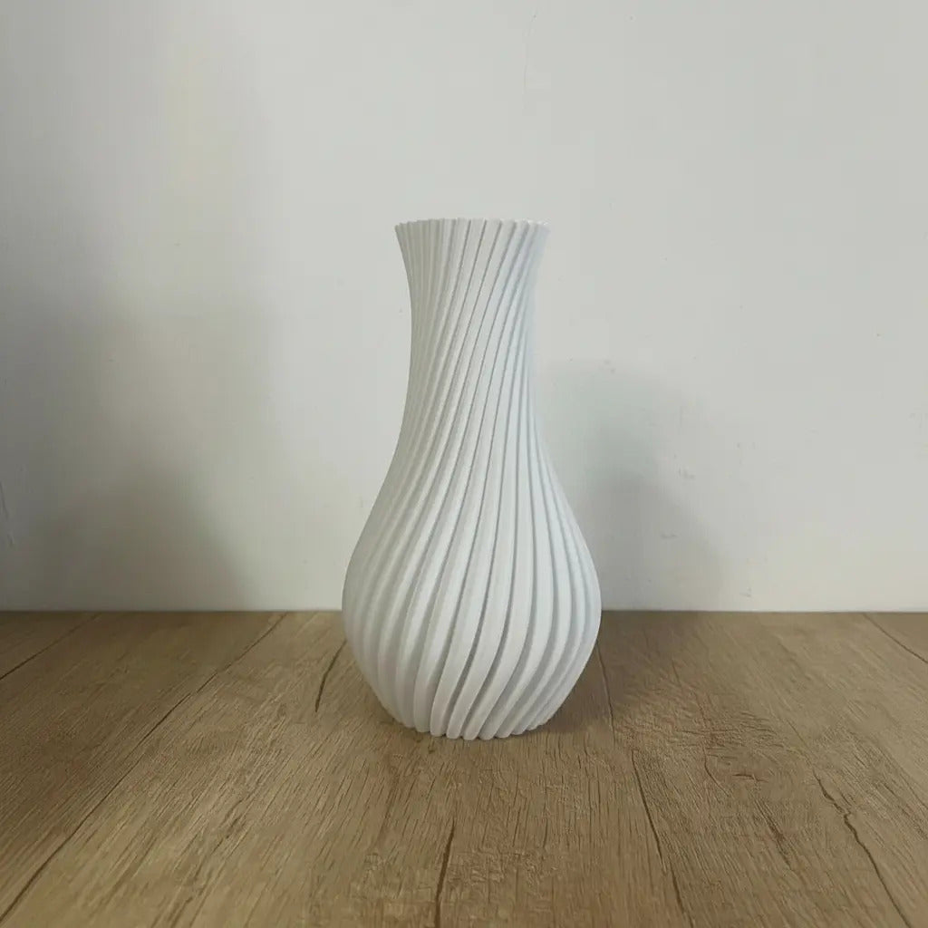 Florero Jarrón Nórdico Espiral Minimalista Impresión 3D