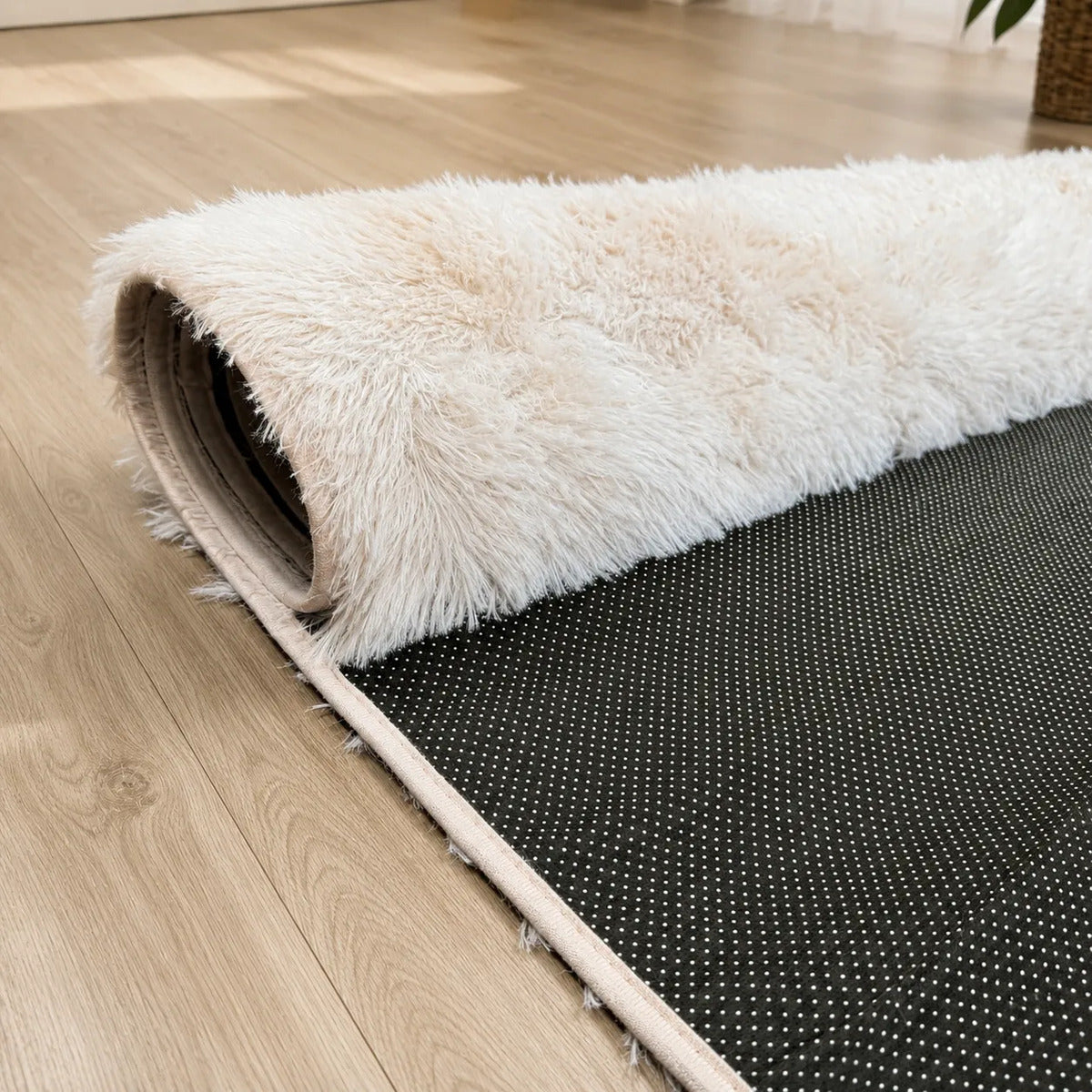 Alfombra Nórdica Peluda 200x140 cm Pelo Largo Living