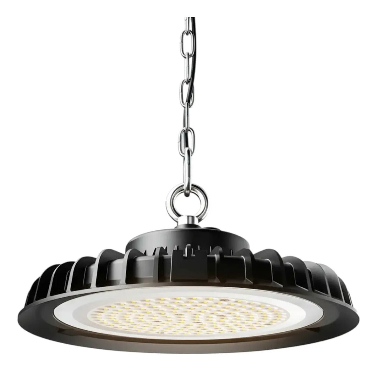 Lámpara LED Galponera Industrial UFO 100W Luz Fría 6500K