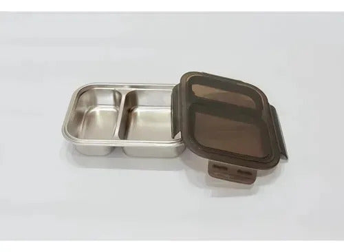 Vianda Hermética de Acero 1000 ml con 2 Divisiones