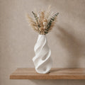 Florero Jarrón Nórdico Twists Minimalista 18 cm