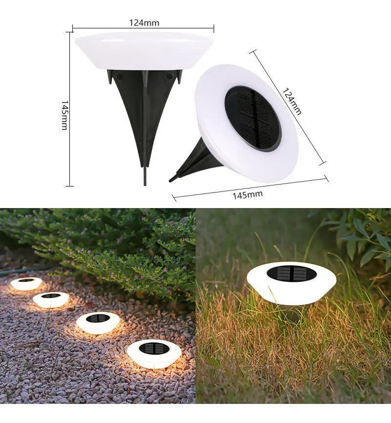 Estacas Solares LED para Jardín 14 Leds - Pack x4