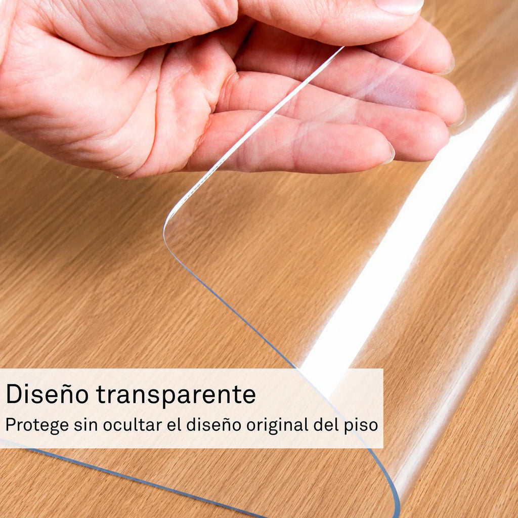 Protector de Piso Bajo Escritorio PVC Premium 2 mm YUKA