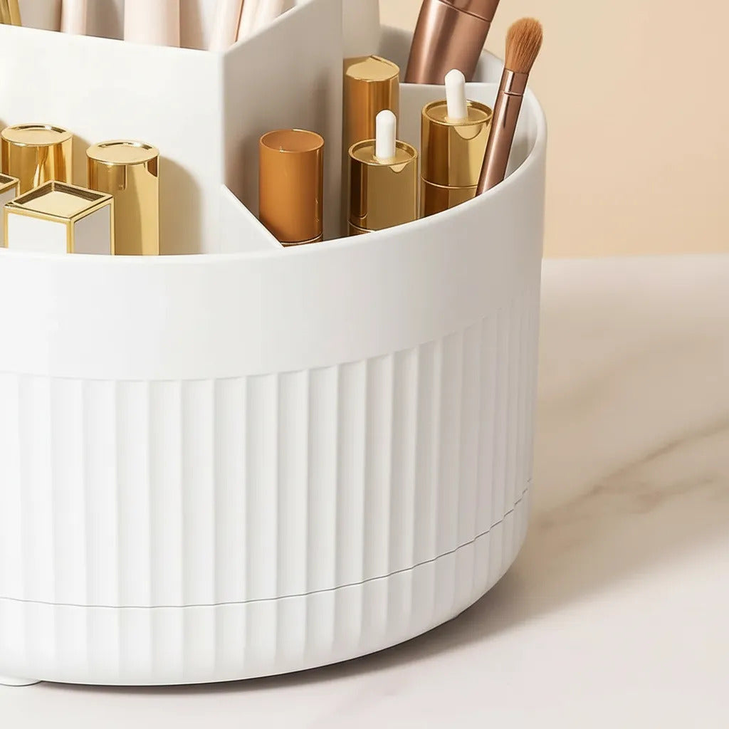 Organizador de Maquillaje Giratorio 5 Compartimientos