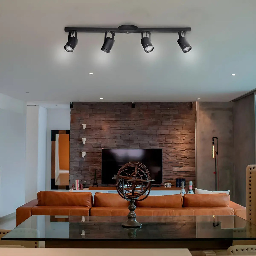 Aplique de Techo Barral Slim 4 Spots con Dicroicas LED