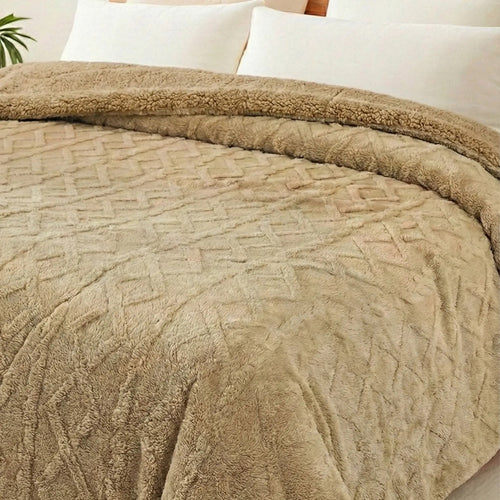 Acolchado Corderito Doble 1½ Plaza 160x240 cm ALPINE