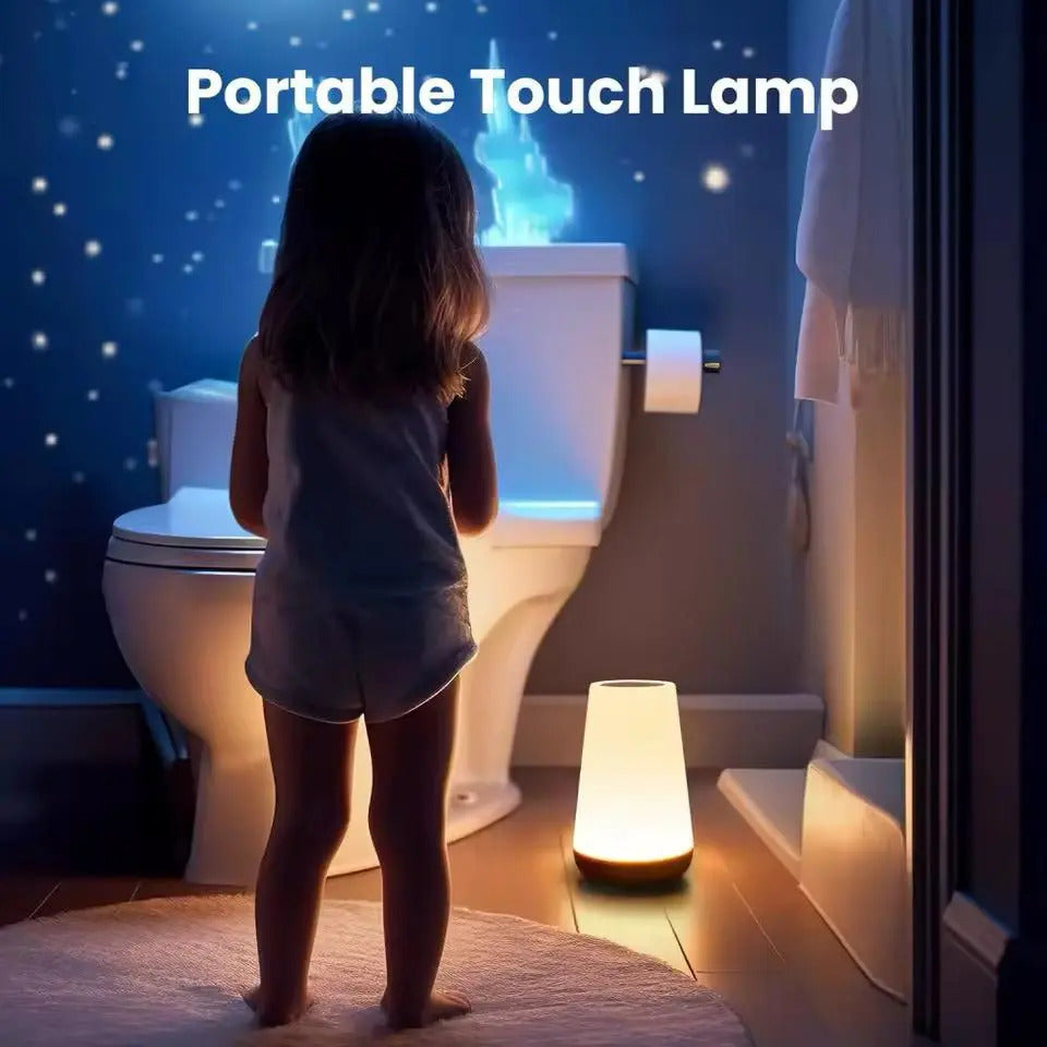 Velador Nórdico LED Táctil Recargable con Control Remoto