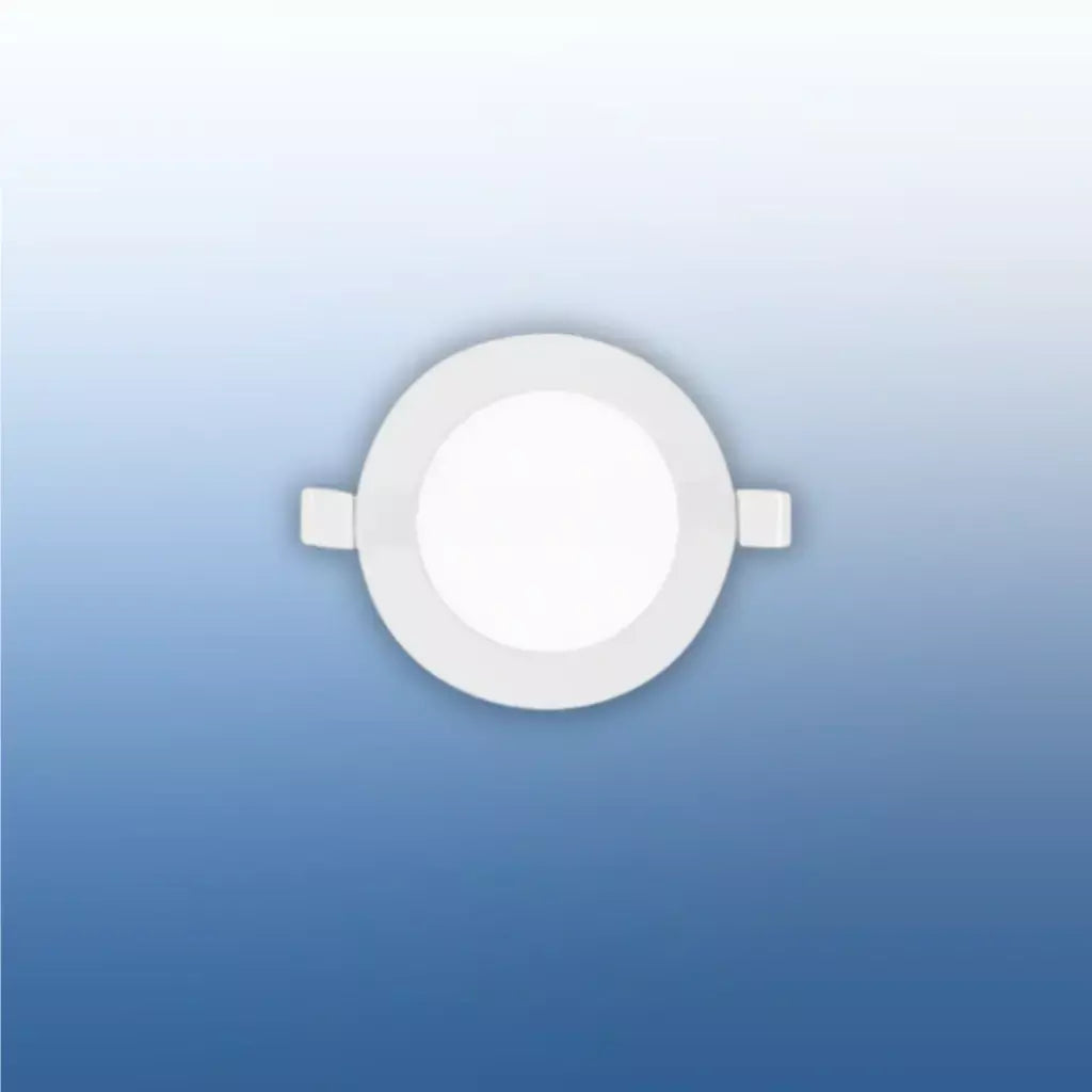 Panel Led Circular Macroled de Embutir Blanco 6W